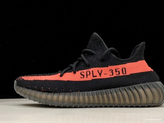 Boost 350 Black Red BY9612 Yeezy Adidas V2 Core 0714